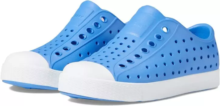 Кроссовки Jefferson Slip-on Sneakers Native Shoes Kids, цвет Resting Blue/Shell White