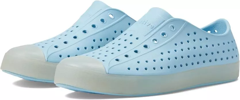 Кроссовки Jefferson Sugarlite Glow Native Shoes Kids, цвет Sky Blue/Glow