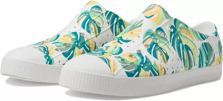 Кроссовки Jefferson Sugarlite Print Native Shoes, цвет Shell White/Shell White/Candy Foliage