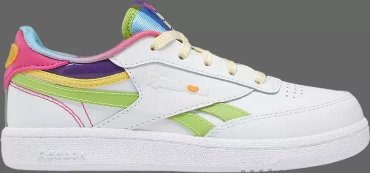 Кроссовки jelly belly x club c revenge little kid 'flavor mix' Reebok, белый