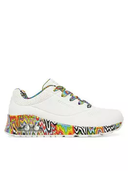 Кроссовки Jen Stark: Uno - Mini Drip 177959/WMLT Skechers, белый