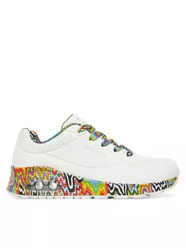 Кроссовки Jen Stark: Uno - Mini Drip 177959/WMLT Skechers, белый