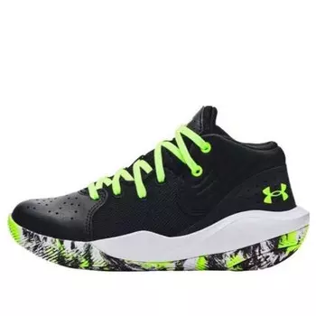 Кроссовки jet '21 'black lime' Under Armour, черный
