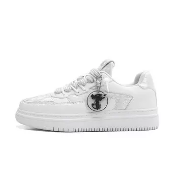 Кроссовки Jifffly Skateboarding Shoes Unisex Low-top, черный