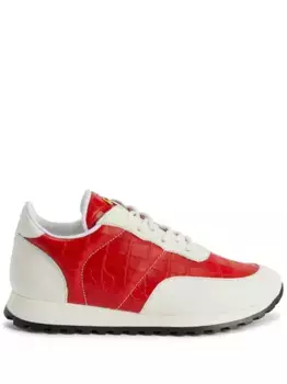Кроссовки Jimi со вставками Giuseppe Zanotti, красный