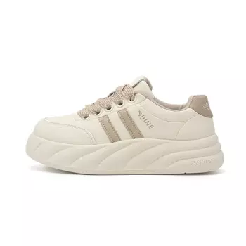 Кроссовки Jin Baichuan Skateboarding Shoes Women's Low-top, белый/черный