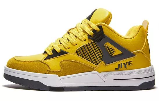 Кроссовки JIYE set also Skateboarding Shoes Unisex Low-top, цвет Electric mother yellow