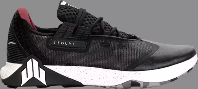 Кроссовки jj 4 'black white' Reebok, черный