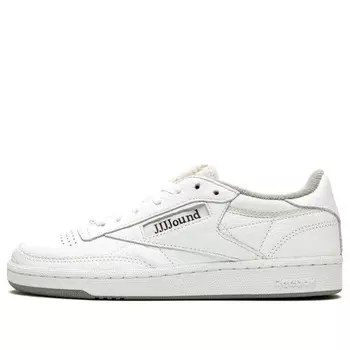 Кроссовки jjjjound x club c 85 'white' Reebok, белый