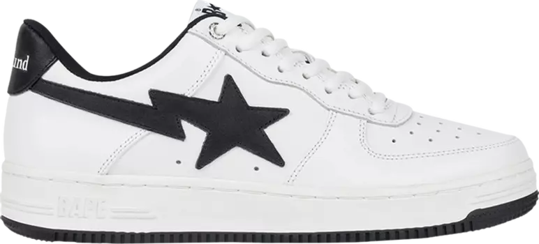 Кроссовки JJJJound x Wmns Bapesta White Navy, белый