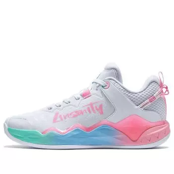 Кроссовки jlin-team v2 jeremy lin 'white neon pink' Xtep, белый