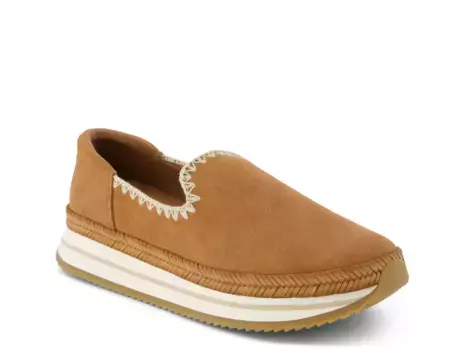 Кроссовки Jocelyn Platform Slip-On Sneaker Toms, темно-коричневый