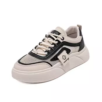 Кроссовки JOHLIN DREAM Skateboarding Shoes Women's Low-top, черный
