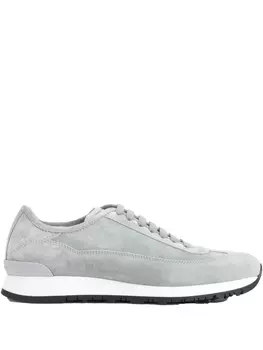 Кроссовки John Lobb из замши со вставками, серый