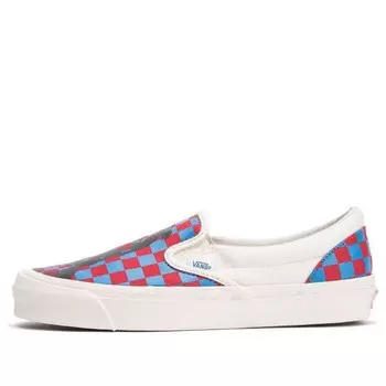 Кроссовки john van hamersveld x og slip-on 'red blue' Vans, красный