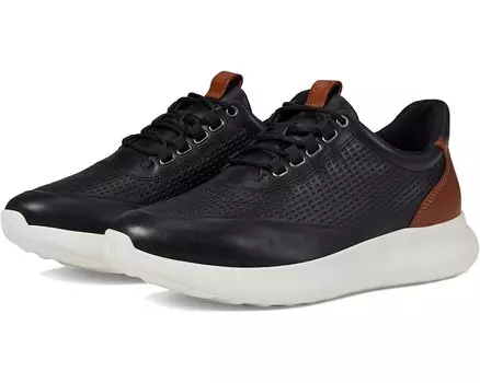 Кроссовки Johnston & Murphy Amherst 2.0 Embossed U-Throat, цвет Black Full Grain