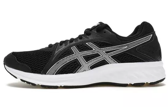 Кроссовки Jolt 2 для бега мужские с низким верхом, черные/белые Asics