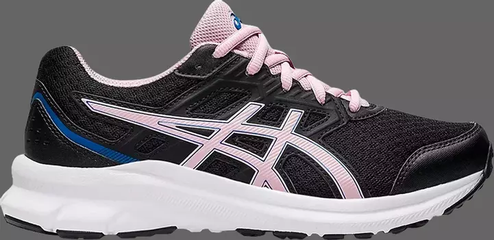 Кроссовки jolt 3 gs 'black barely rose' Asics, черный