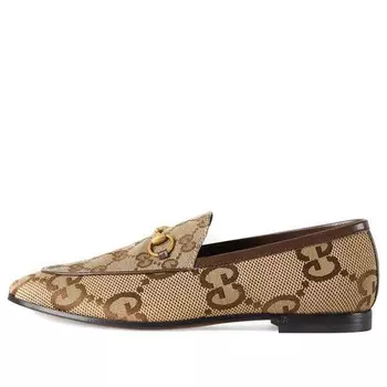 Кроссовки jordaan jumbo gg loafer 'beige' Gucci, бежевый