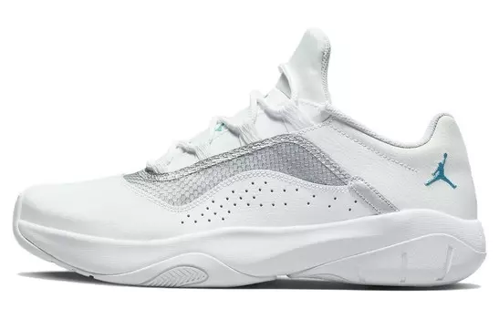 Кроссовки JORDAN 11 Cmft Low White Neo Turquoise