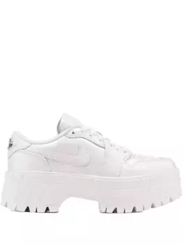 Кроссовки Jordan 1 Brooklyn White/Metallic Silver, белый