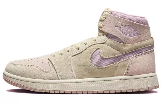 Кроссовки Jordan 1 High Zoom Air CMFT 2 Muslin Plum Chalk Women's, розовый