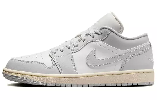 Кроссовки Jordan 1 Low Coconut Milk Neutral Grey Women's, серый/белый