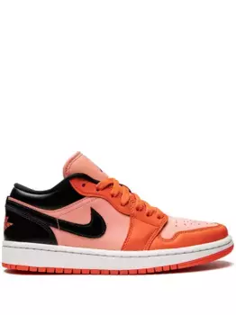 Кроссовки Jordan 1 Low Orange/Black, оранжевый