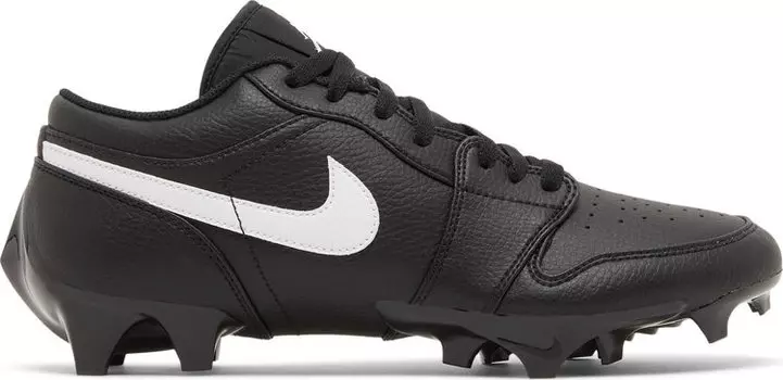 Кроссовки Jordan 1 Low TD Cleat 'Black' 2023, черный