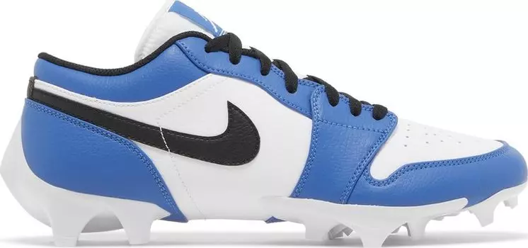 Кроссовки Jordan 1 Low TD Cleat 'White Black Royal', синий
