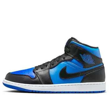 Кроссовки Jordan 1 Mid, черный/синий
