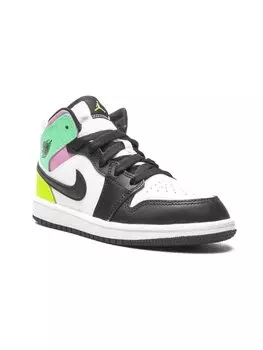 Кроссовки Jordan 1 Mid Jordan Kids, белый