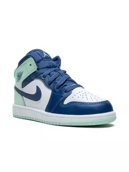 Кроссовки Jordan 1 Mid Jordan Kids, белый