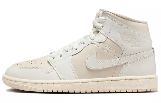 Кроссовки Jordan 1 Mid Legend Light Brown Women's, цвет Off-white