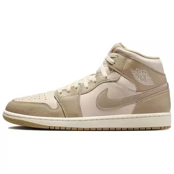 Кроссовки Jordan 1 Mid Legend Light Brown, коричневый