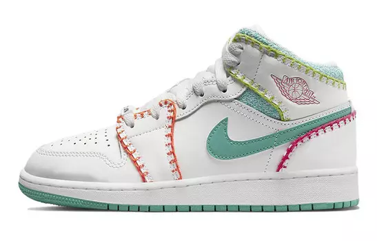 Кроссовки Jordan 1 Mid Multi Knit (GS)