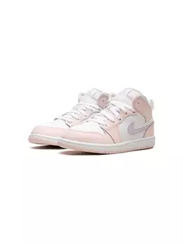 Кроссовки Jordan 1 Mid Pink Wash Jordan Kids, розовый