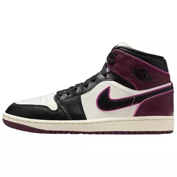 Кроссовки Jordan 1 Mid SE Bordeaux Women's, розовый