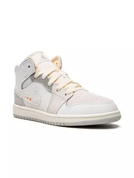 Кроссовки Jordan 1 Mid SE Craft Jordan Kids, белый