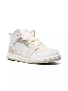 Кроссовки Jordan 1 Mid SE Craft Jordan Kids, бежевый