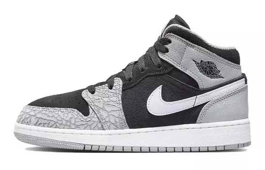 Кроссовки Jordan 1 Mid SE со слоном (GS)