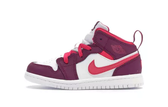Кроссовки Jordan 1 Mid True Berry Rush Pink TD