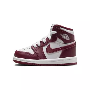 Кроссовки Jordan 1 Retro High OG Artisanal Team Red TD, белый/красный