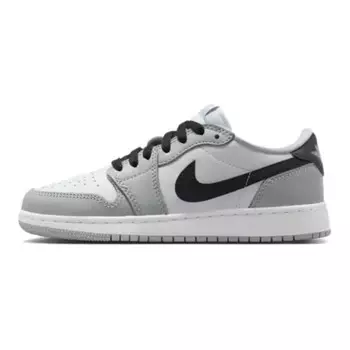 Кроссовки Jordan 1 Retro Low OG Barons GS, серый/белый