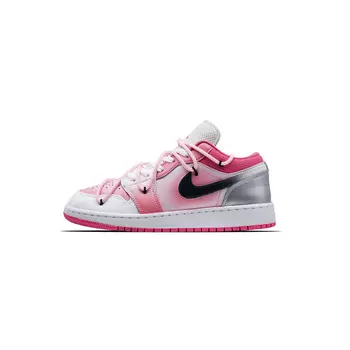Кроссовки Jordan 1 Vintage Basketball Shoes Women's Low-top Chalk White, белый