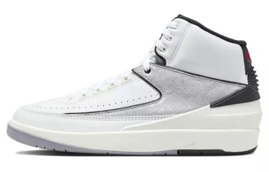 Кроссовки Jordan 2 Retro 'Python', белый/серый