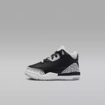 Кроссовки Jordan 3 Retro "Green Glow", цвет Black/Wolf Grey/White/Green Glow