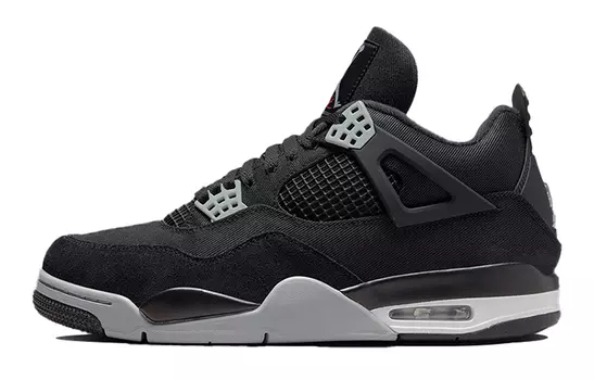 Кроссовки Jordan 4 Retro Black Canvas (GS)