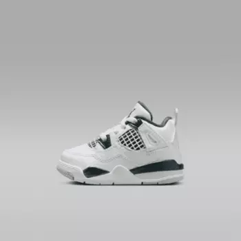 Кроссовки Jordan 4 Retro "Oxidized Green", цвет White/White/Neutral Grey/Oxidized Green