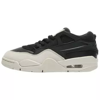 Кроссовки Jordan 4 RM Black Light Bone, черный/бежевый